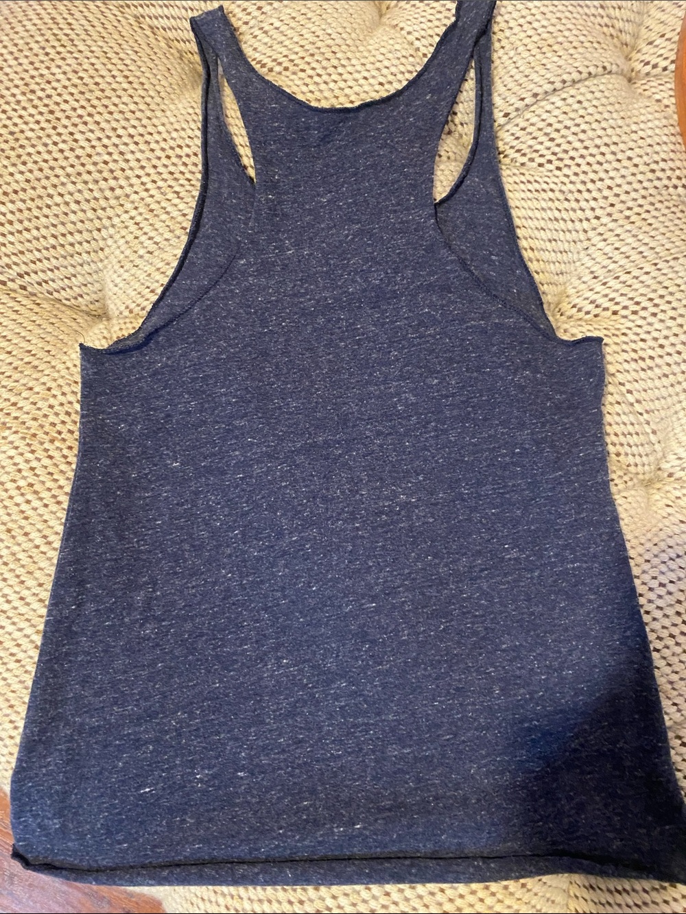 Navy Graphic Racerback Tank - Picture 2 of 3